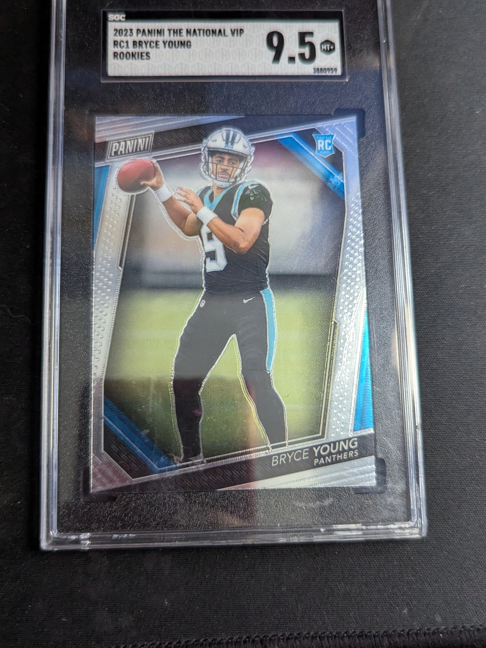 2023 Panini The National VIP RC1 Bryce Young Rookies SGC 9.5